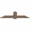 Ekena Millwork Eugene Smooth Timber Gable Bracket, Douglas Fir, 48"W x 14"H x 1 1/2"D x 5 1/2"F, 7/12 Pitch GBW048X14X0206EUG00SDF - alternate 4